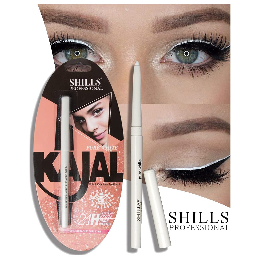 White Matte Kohl & Kajal