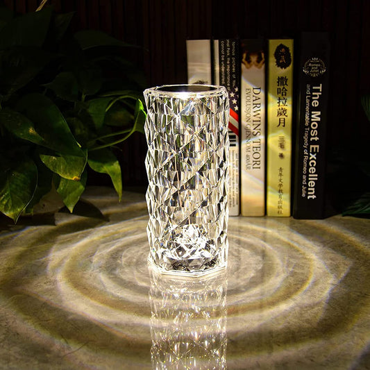 Crystal Diamond Table Lamp